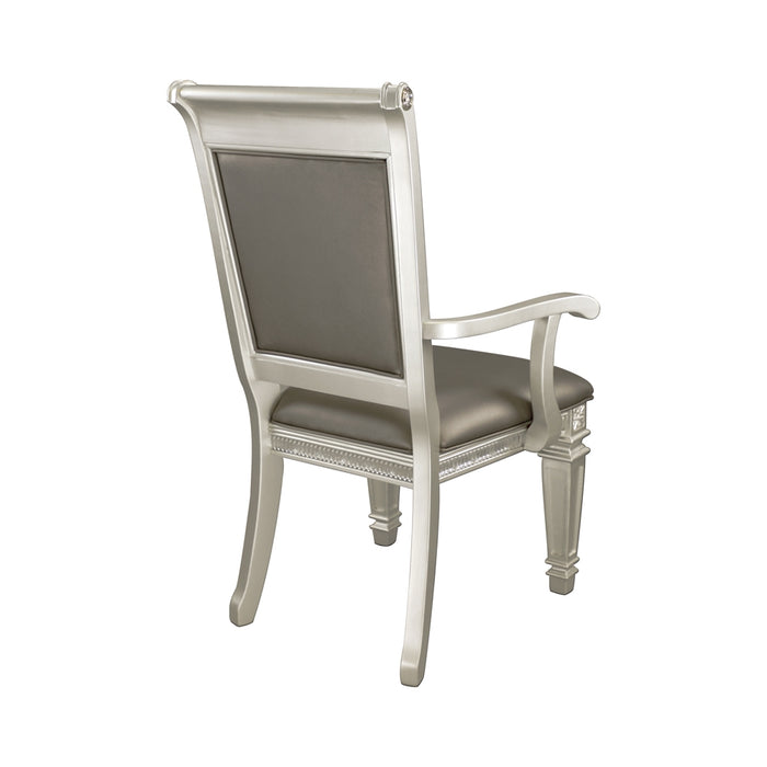 Bevelle Arm Chair in Gray/Gold/Silver/Champagne/Transparent - 1958A