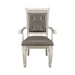 Bevelle Arm Chair in Gray/Gold/Silver/Champagne/Transparent - 1958A image