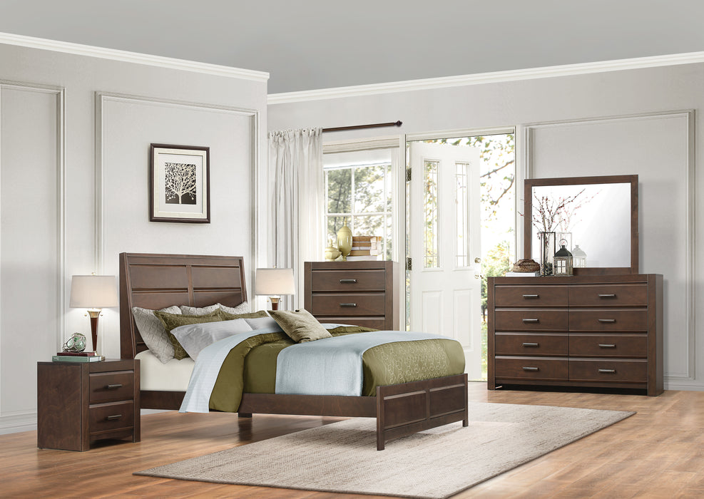 Erwan Eastern King Bed in Espresso - 1961RFK-1EKN