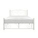 Pallina Full Platform Bed in White - 2021FW-1 image