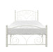 Pallina Twin Platform Bed in White - 2021TW-1 image