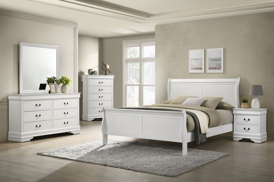 Louis Philippe 5 Pc Bedroom Set