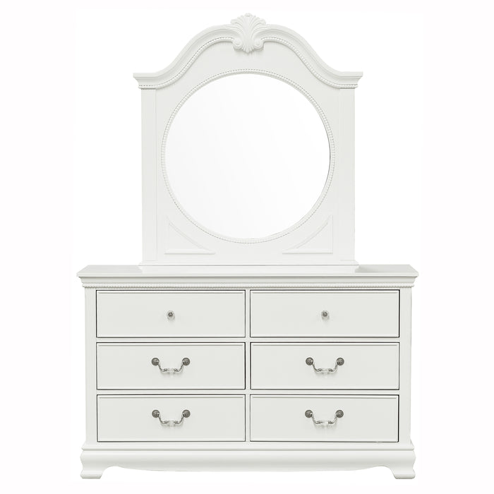 Lucida Dresser in White - 2039W-5