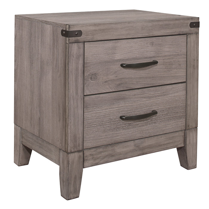 Woodrow Nightstand in Gray - 2042-4