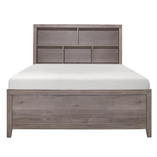 Woodrow Full Platform Bed in Gray - 2042NBF-1 image