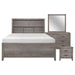 Woodrow 4pc Set (QB+NS+DR+MR) in Gray - 2042NB-1*4 image