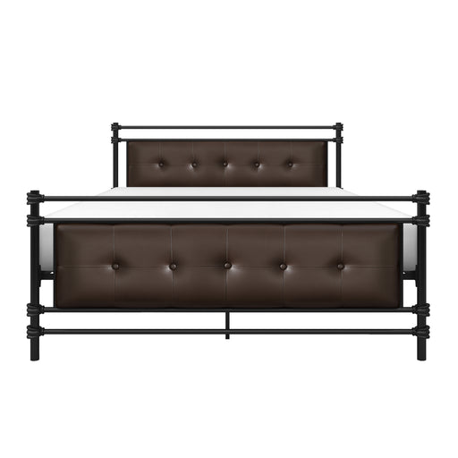 Jayla Full Platform Bed in Brown/Black/Metal - 2050F-1 image