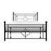 Morris Full Platform Bed in Metal/Black - 2051FBK-1 image