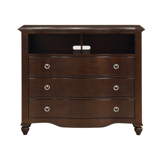 Meghan Media Chest in Cherry/Espresso - 2058C-11 image