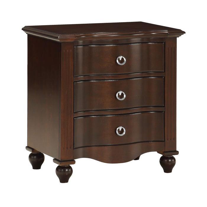 Meghan Nightstand in Cherry/Espresso - 2058C-4