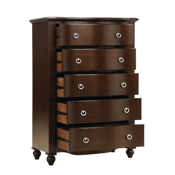 Meghan Chest in Cherry/Espresso - 2058C-9