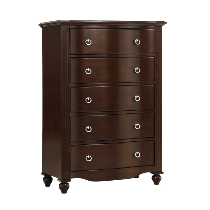 Meghan Chest in Cherry/Espresso - 2058C-9