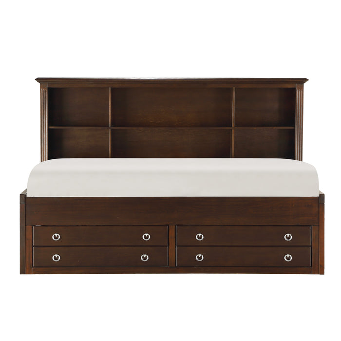 Meghan Twin Lounge Storage Bed in Cherry/Espresso - 2058CPRT-1 image