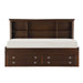 Meghan Twin Lounge Storage Bed in Cherry/Espresso - 2058CPRT-1 image