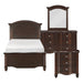 Meghan 4pc Set (TB+NS+DR+MR) in Cherry/Espresso - 2058CT-1*4 image