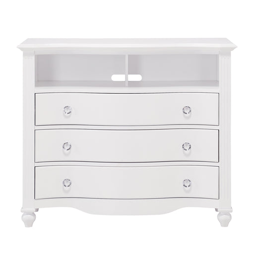 Meghan Media Chest in White - 2058WH-11 image