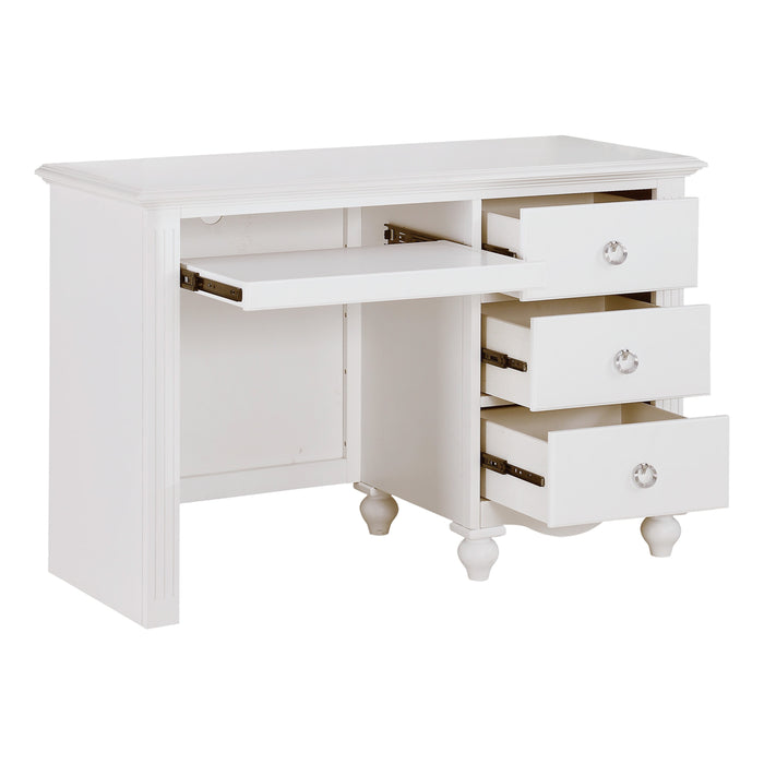 Meghan Writing Desk in White - 2058WH-15