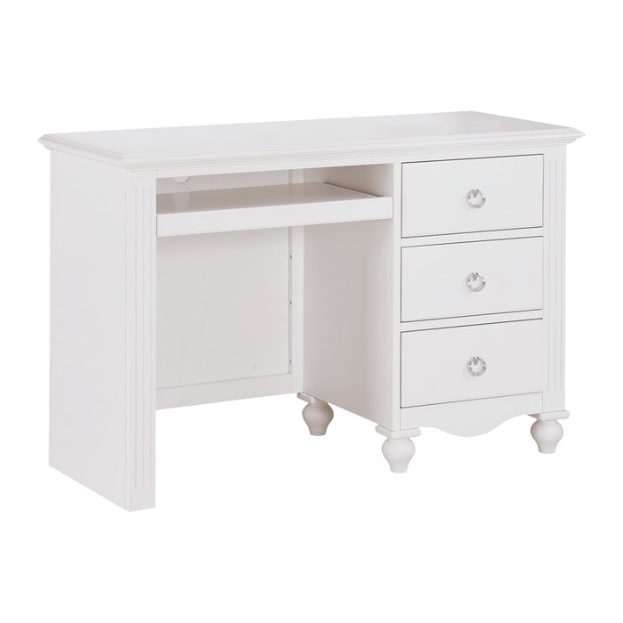 Meghan Writing Desk in White - 2058WH-15