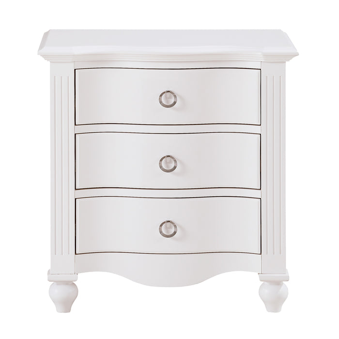 Meghan Nightstand in White - 2058WH-4 image