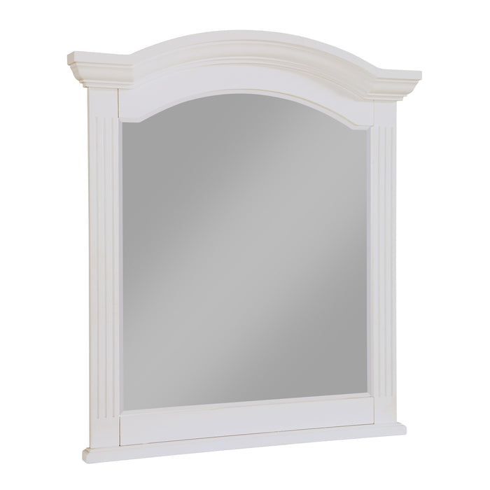 Meghan Mirror in White - 2058WH-6