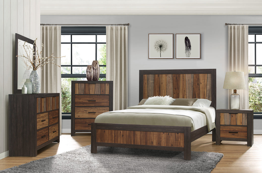 Cooper Full Bed in Brown/Gray/Multi - 2059F-1