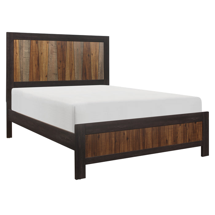 Cooper Full Bed in Brown/Gray/Multi - 2059F-1