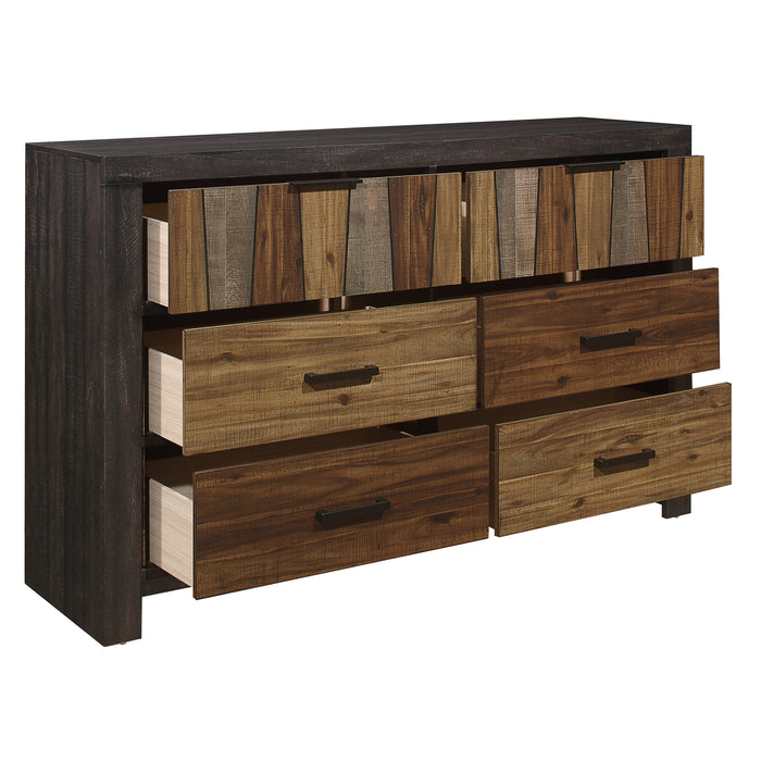 Cooper Dresser in Multi/Brown/Gray - 2059-5