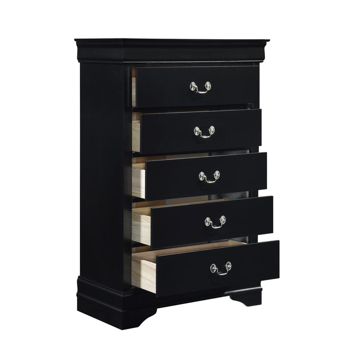 Mayville Chest in Black - 2147BK-9