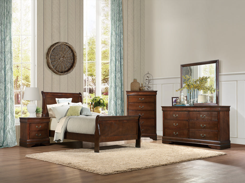 Mayville Twin Bed in Cherry - 2147T-1