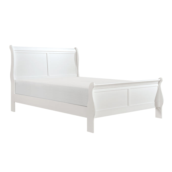 Mayville Queen Bed in White - 2147W-1