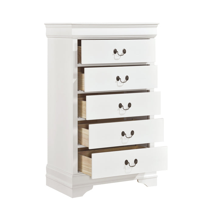 Mayville Chest in White - 2147W-9