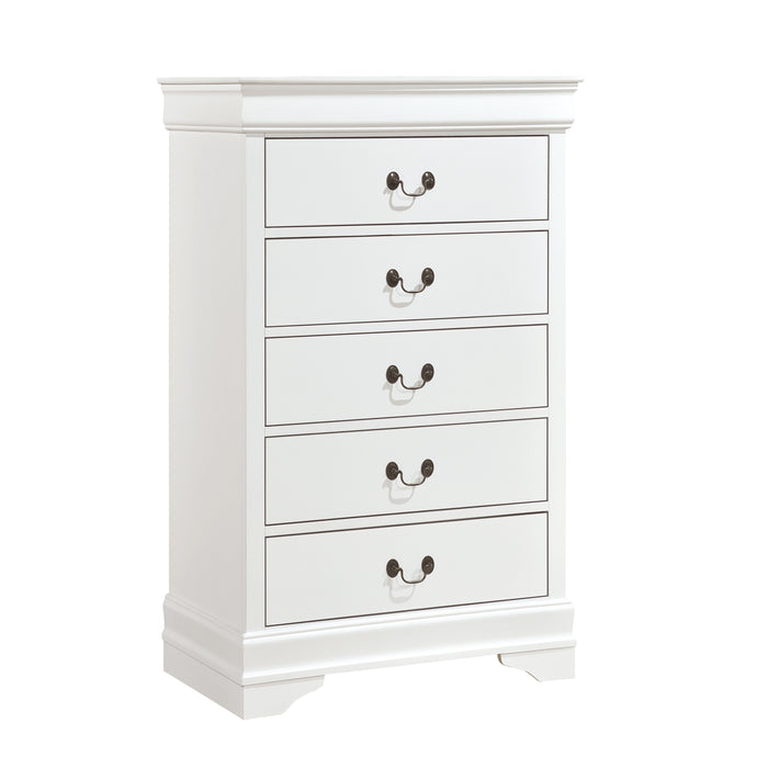 Mayville Chest in White - 2147W-9