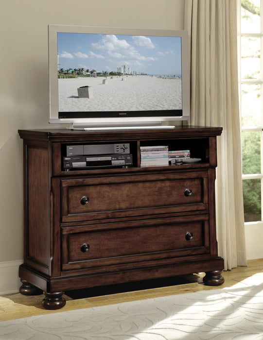 Cumberland TV Chest in Brown - 2159-11