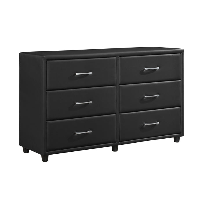 Lorenzi Dresser in Black - 2220-5