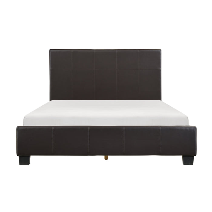 Lorenzi Queen Platform Bed in Brown - 2220DBR-1 image