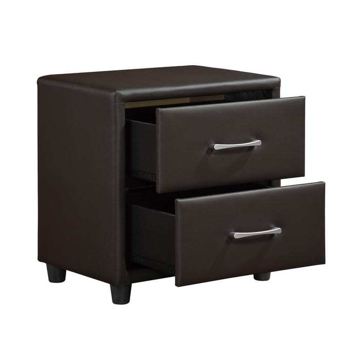 Lorenzi Nightstand in Brown - 2220DBR-4