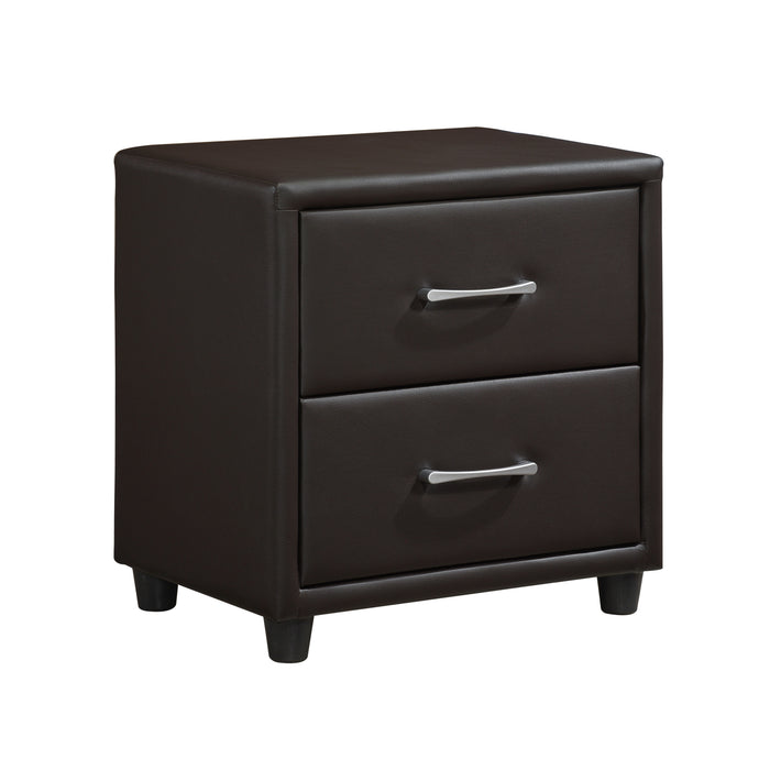 Lorenzi Nightstand in Brown - 2220DBR-4