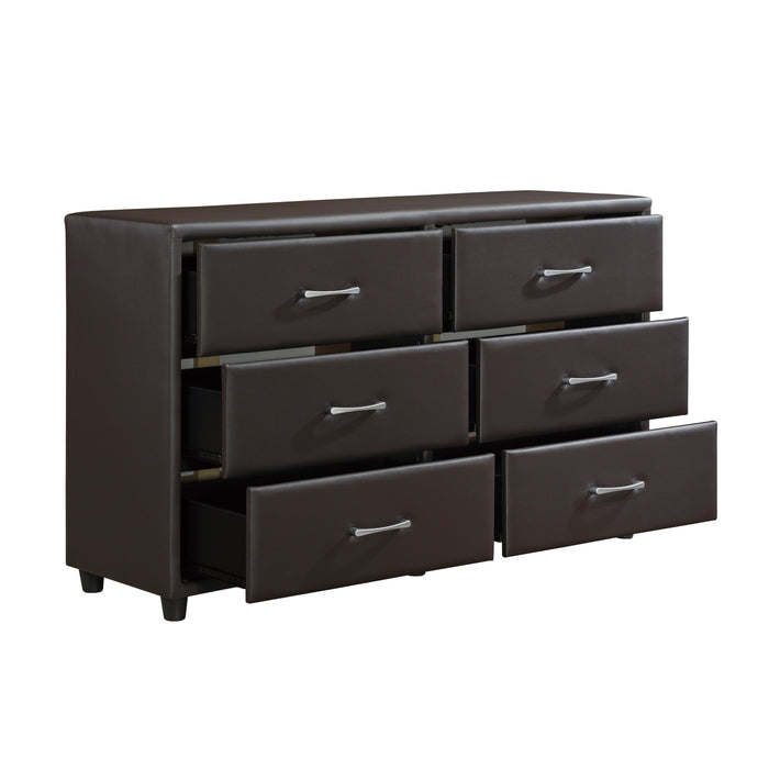 Lorenzi Dresser in Brown - 2220DBR-5