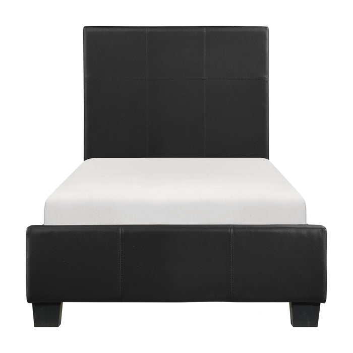 Lorenzi Twin Platform Bed in Black - 2220T-1 image