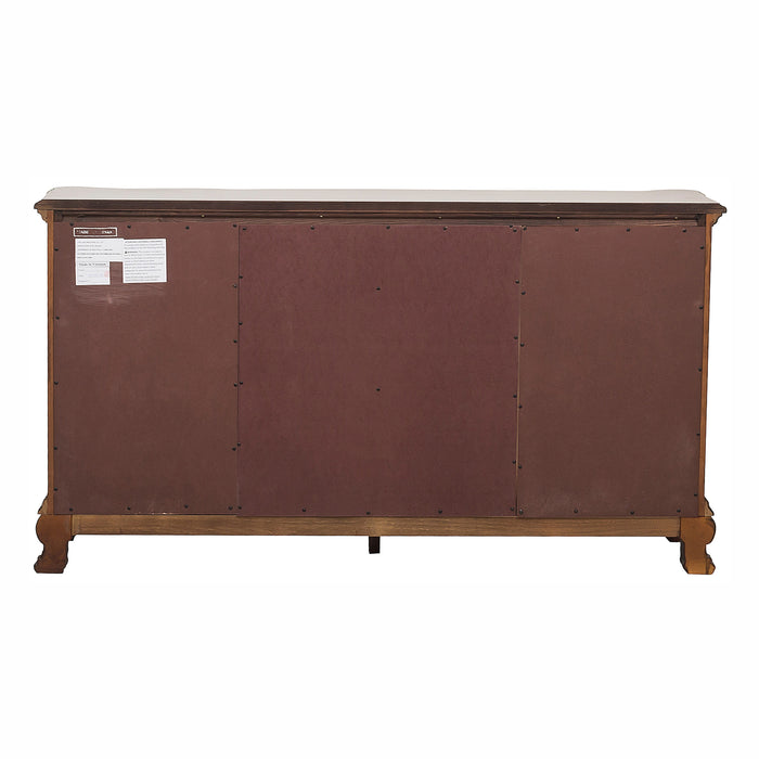 Deryn Park BUFFET/SERVER in Cherry/Metallic Accent - Traditional - 2243-55