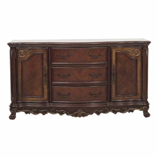 Deryn Park BUFFET/SERVER in Cherry/Metallic Accent - Traditional - 2243-55 image