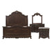 Deryn Park 4pc set (QB+NS+DR+MR) in Cherry/Metallic Accent - Traditional - 2243SL-1*4 image