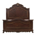 Deryn Park Queen Sleigh Bed in Cherry/Metallic Accent - Traditional - 2243SL-1 image