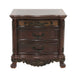 Deryn Park Nightstand in Cherry/Metallic Accent - Traditional - 2243-4 image