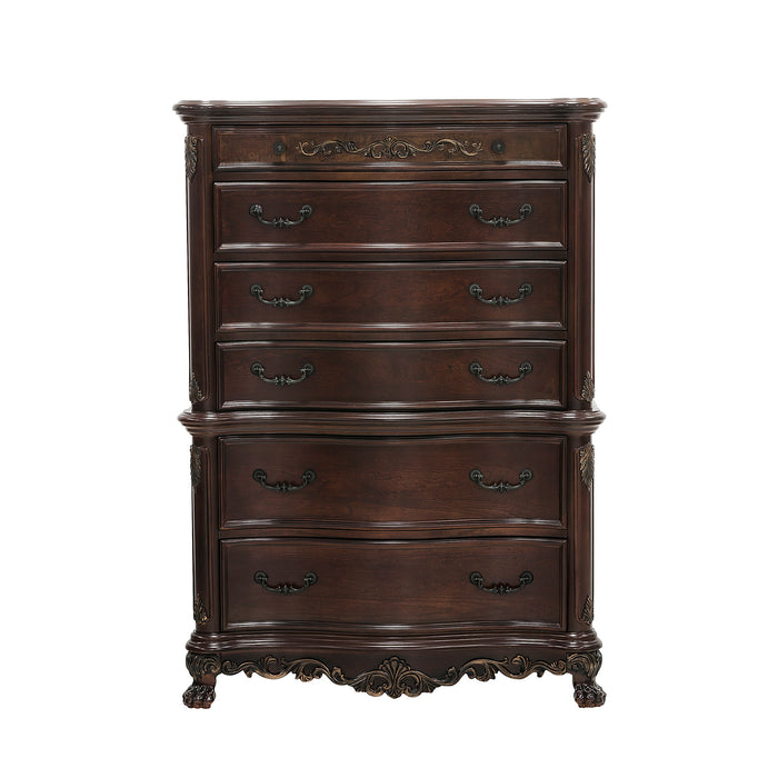 Deryn Park Chest in Metallic Accent - Traditional/Cherry - 2243-9 image