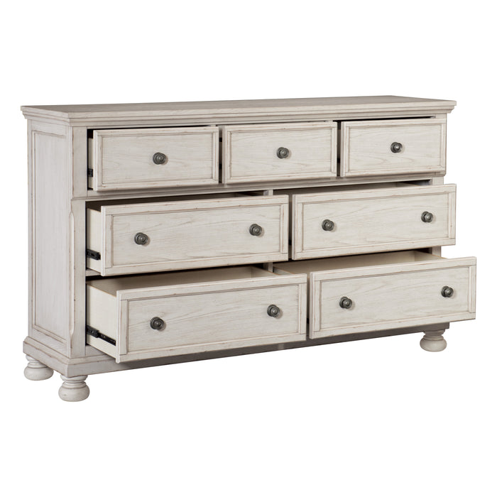 Bethel Dresser, Hidden Drawer in White - 2259W-5