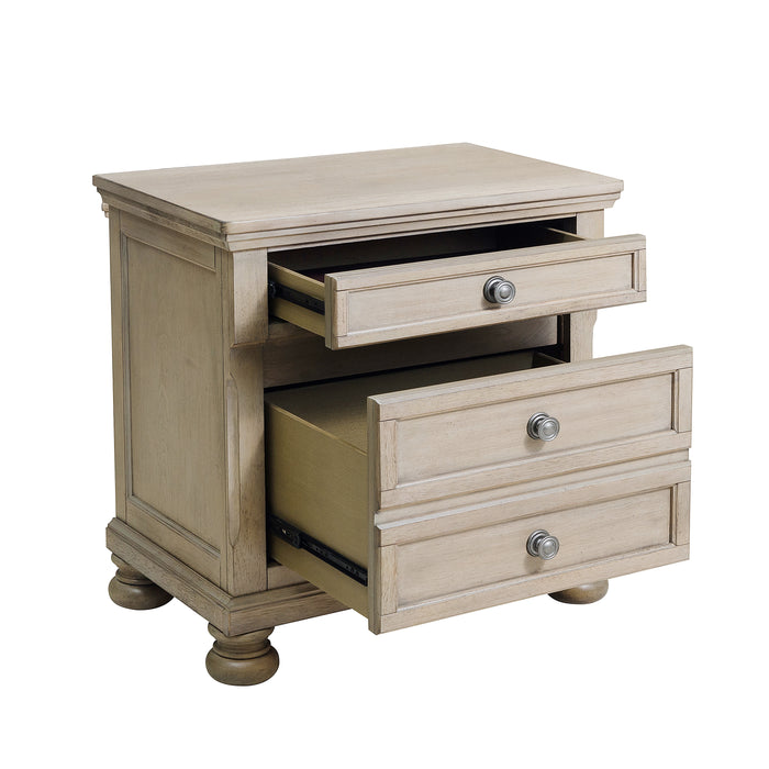 Bethel Nightstand, Hidden Drawer in Gray - 2259GY-4