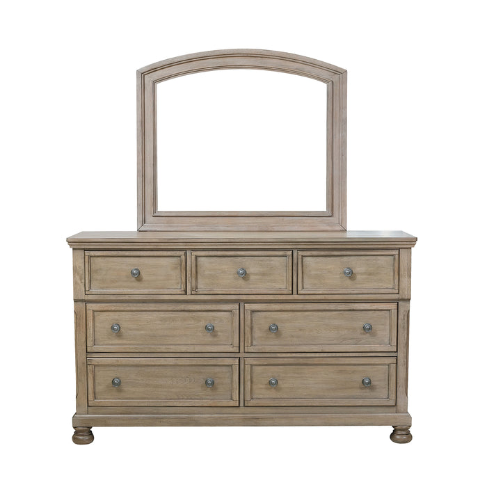 Bethel Dresser, Hidden Drawer in Gray - 2259GY-5