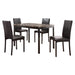 Tempe 5pc Set (TB+4S) in Black/Brown - 2601-48*5 image