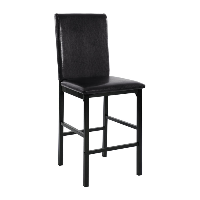 Tempe Counter Height Chair in Black/Brown - 2601-24